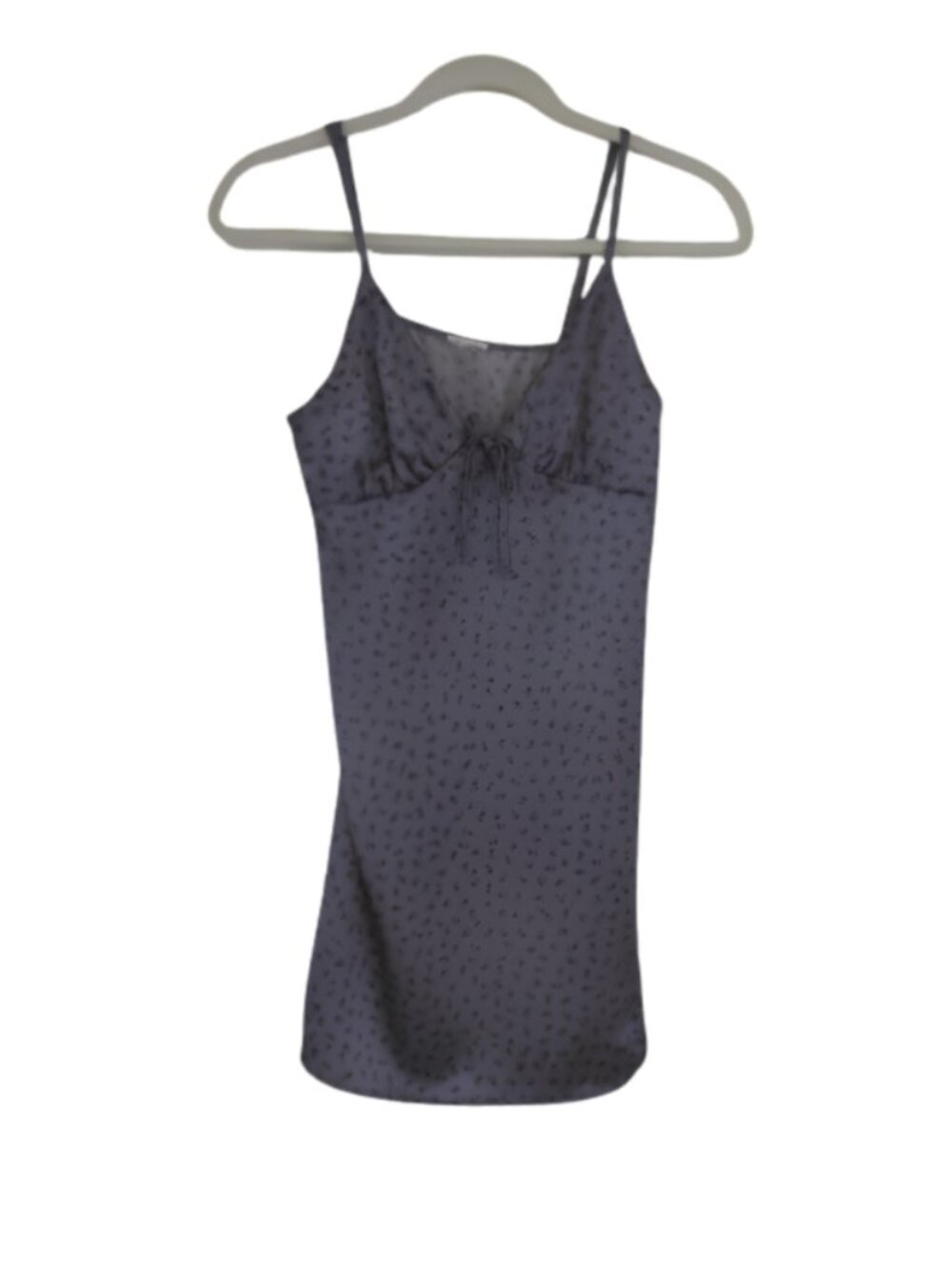 Garage Purple Floral Dress - Spaghetti straps